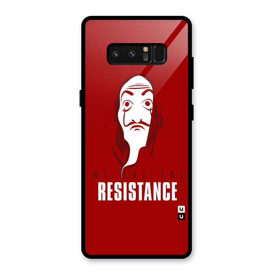 We Are Resistance Glass Back Case for Galaxy Note 8