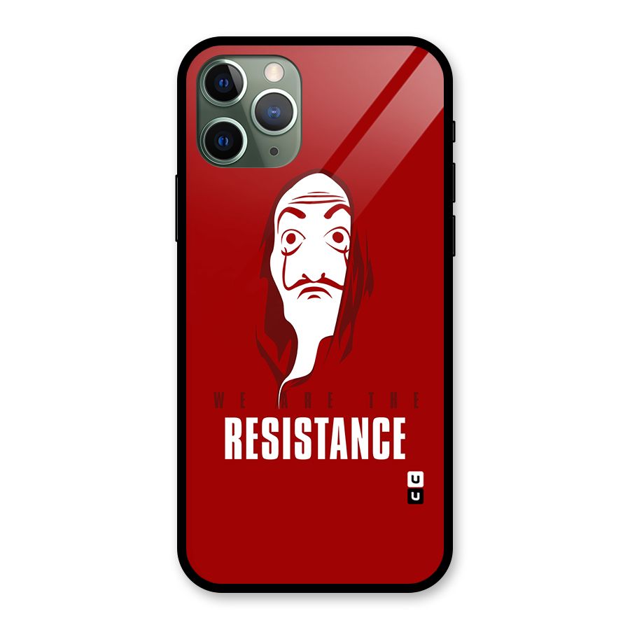 We Are Resistance Glass Back Case for iPhone 11 Pro