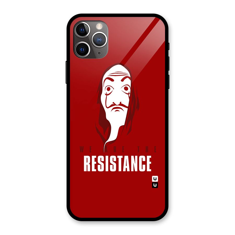 We Are Resistance Glass Back Case for iPhone 11 Pro Max