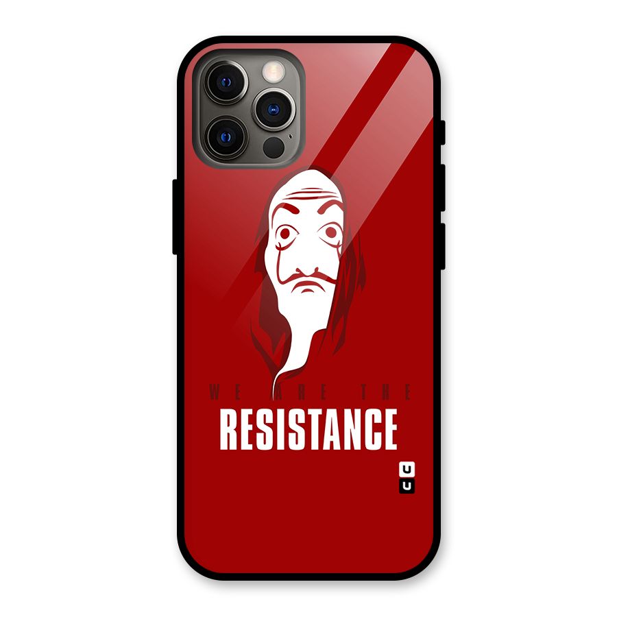 We Are Resistance Glass Back Case for iPhone 12 Pro
