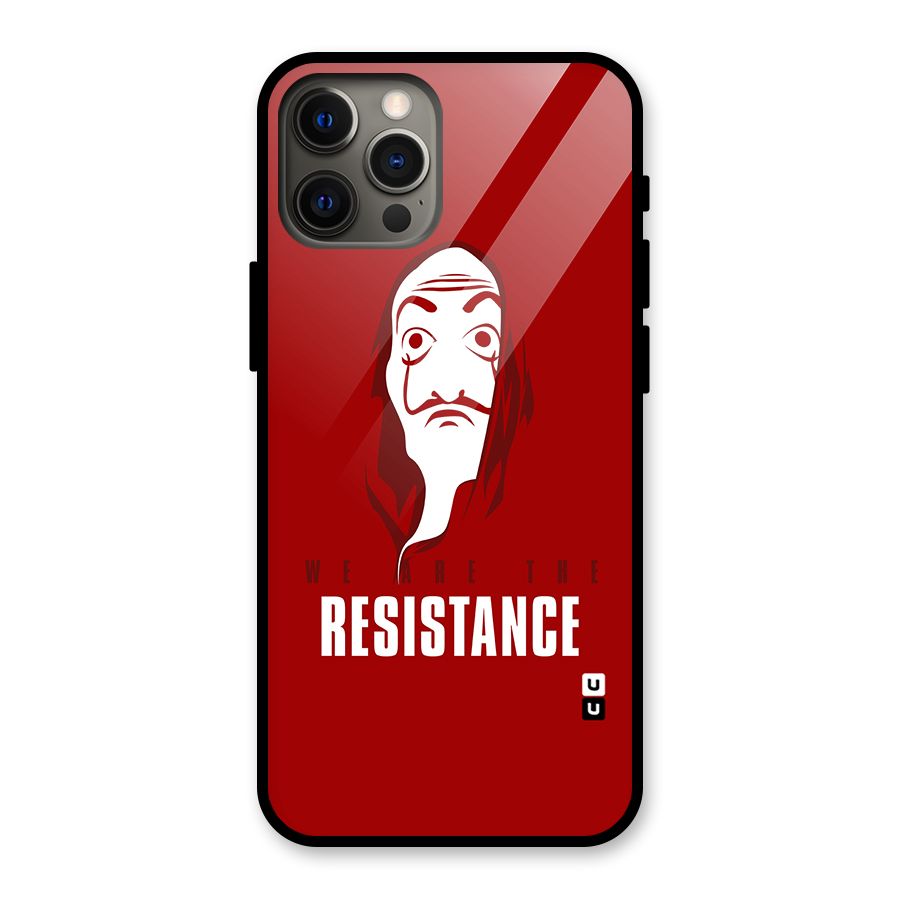 We Are Resistance Glass Back Case for iPhone 12 Pro Max