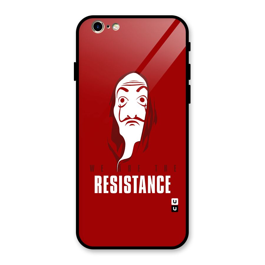 We Are Resistance Glass Back Case for iPhone 6 6S