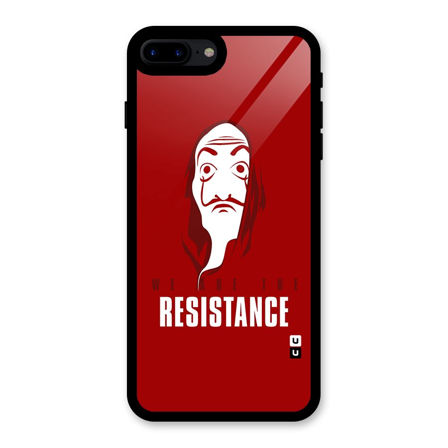 We Are Resistance Glass Back Case for iPhone 8 Plus