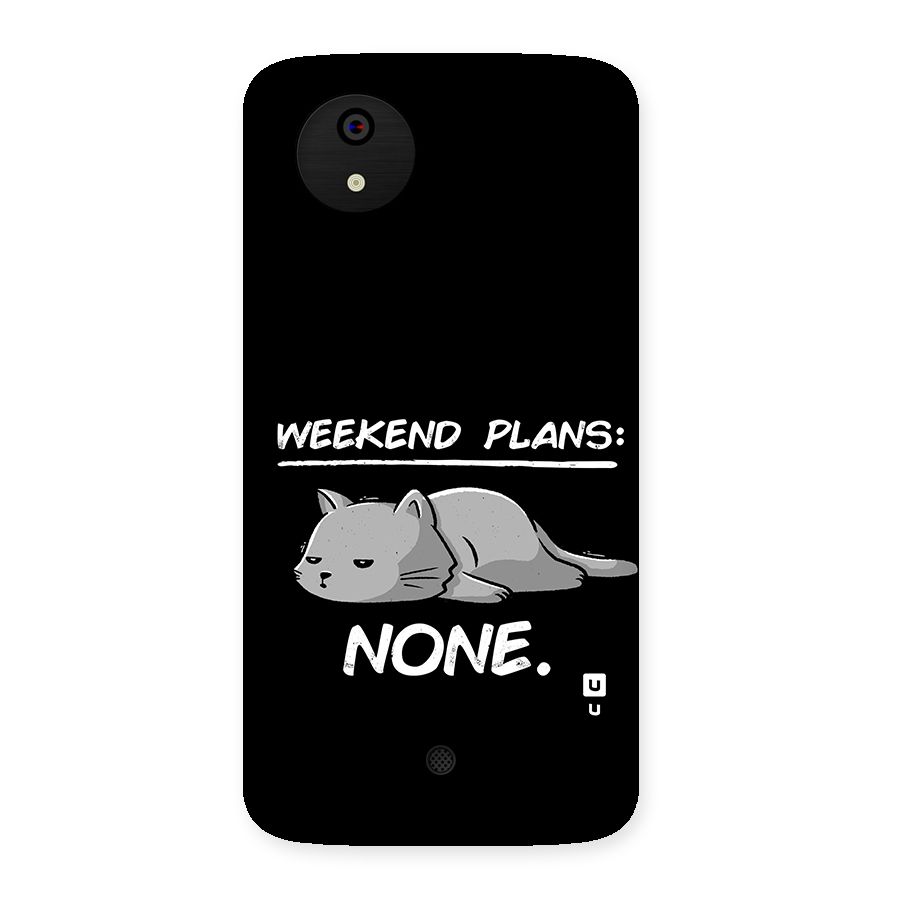 Weekend Plans None Back Case for Canvas A1  AQ4501
