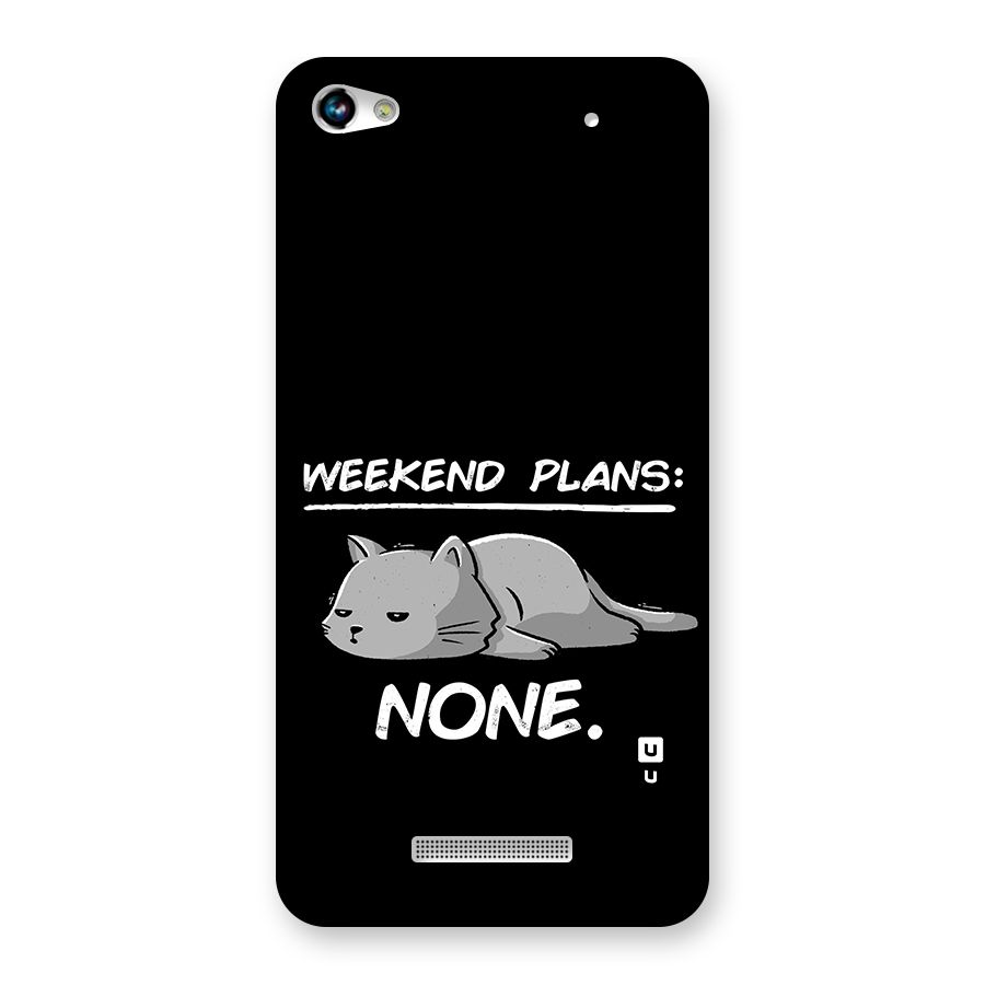 Weekend Plans None Back Case for Canvas Hue 2 A316