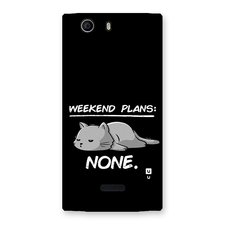 Weekend Plans None Back Case for Canvas Nitro 2 E311