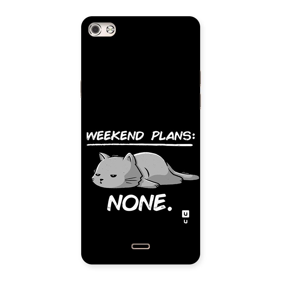 Weekend Plans None Back Case for Canvas Silver 5