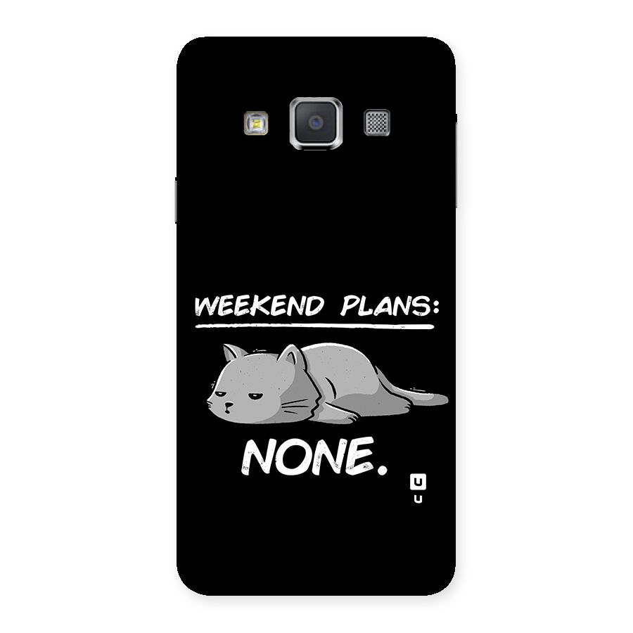 Weekend Plans None Back Case for Galaxy A3