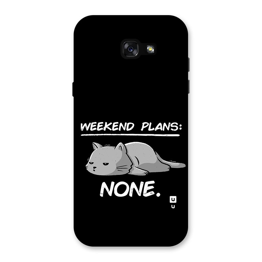 Weekend Plans None Back Case for Galaxy A7 (2017)