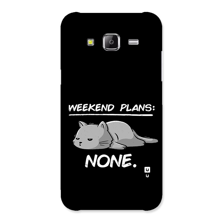 Weekend Plans None Back Case for Galaxy J2 Prime