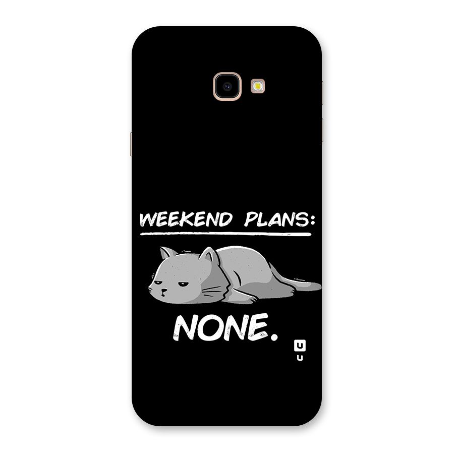 Weekend Plans None Back Case for Galaxy J4 Plus