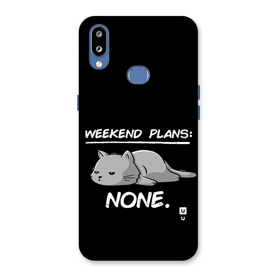 Weekend Plans None Back Case for Galaxy M01s