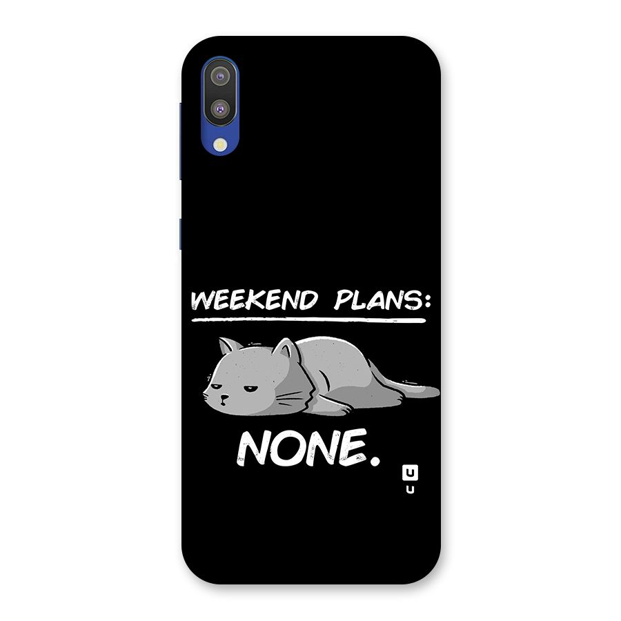 Weekend Plans None Back Case for Galaxy M10