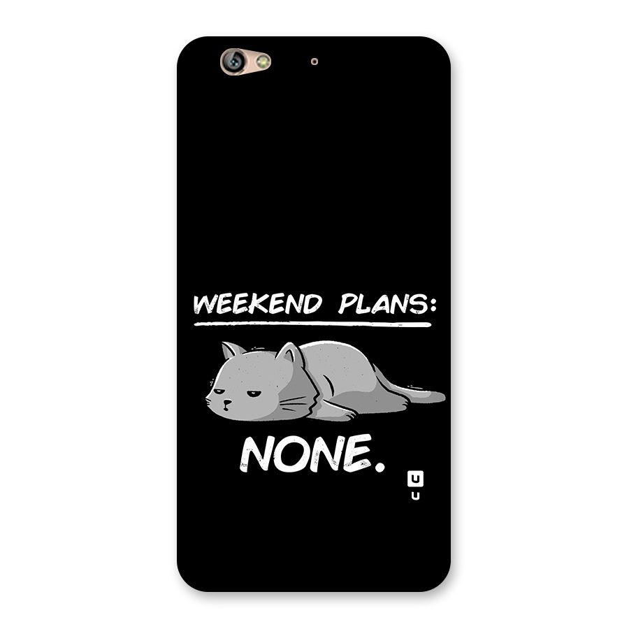 Weekend Plans None Back Case for Gionee S6