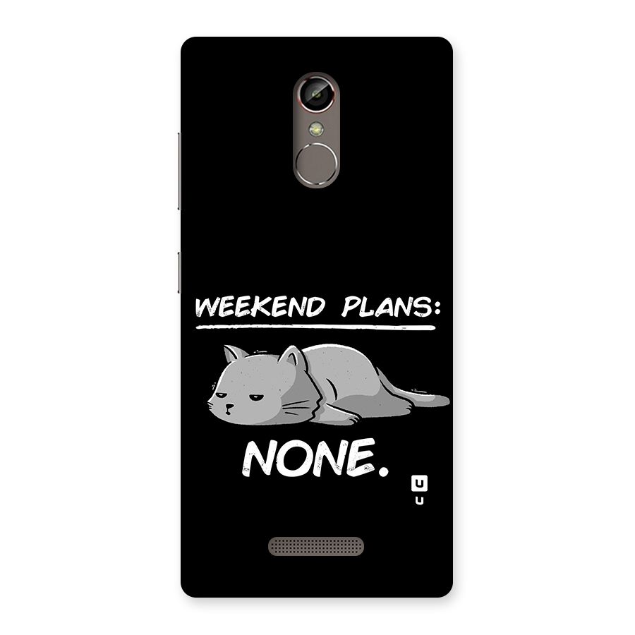 Weekend Plans None Back Case for Gionee S6s