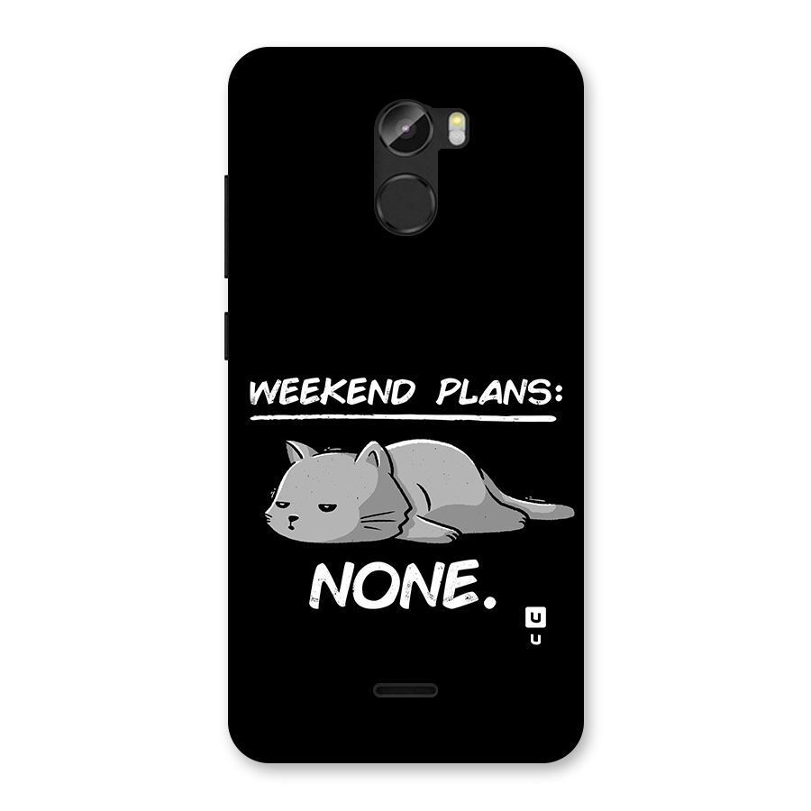 Weekend Plans None Back Case for Gionee X1