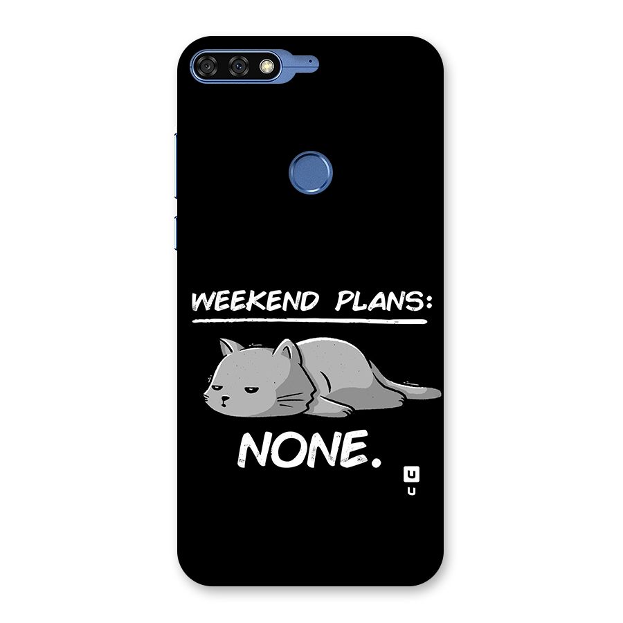 Weekend Plans None Back Case for Honor 7C