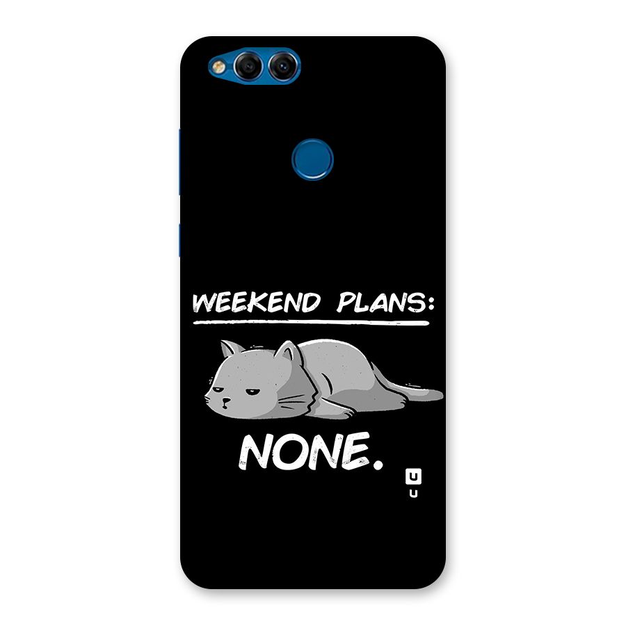 Weekend Plans None Back Case for Honor 7X