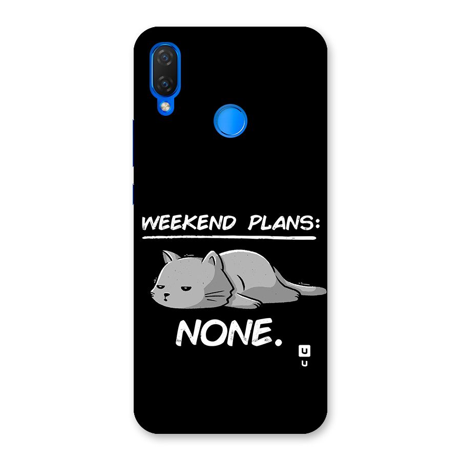 Weekend Plans None Back Case for Huawei P Smart+
