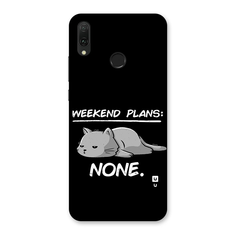 Weekend Plans None Back Case for Huawei Y9 (2019)