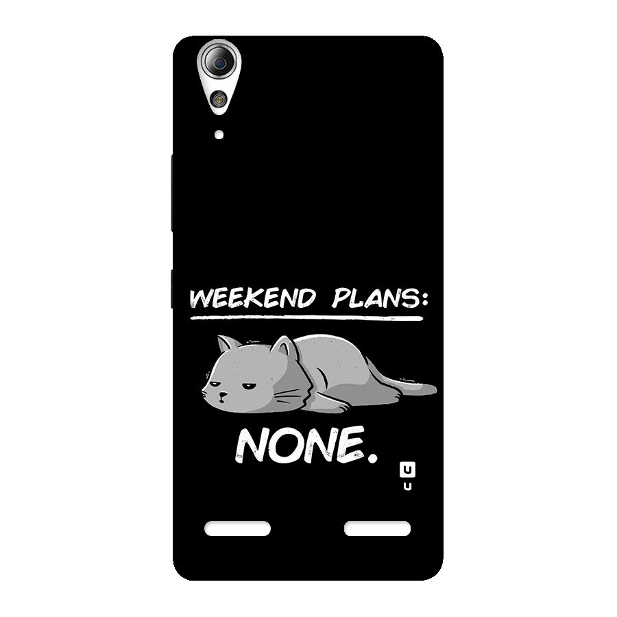 Weekend Plans None Back Case for Lenovo A6000
