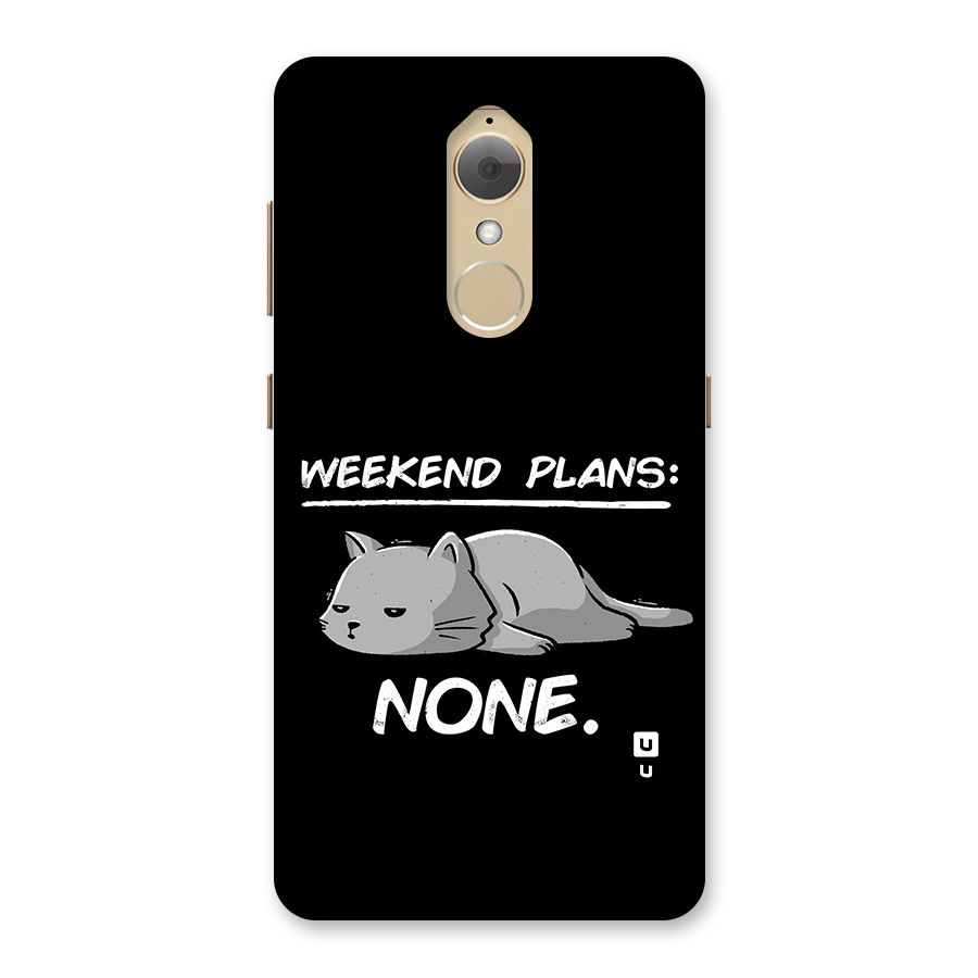 Weekend Plans None Back Case for Lenovo K8