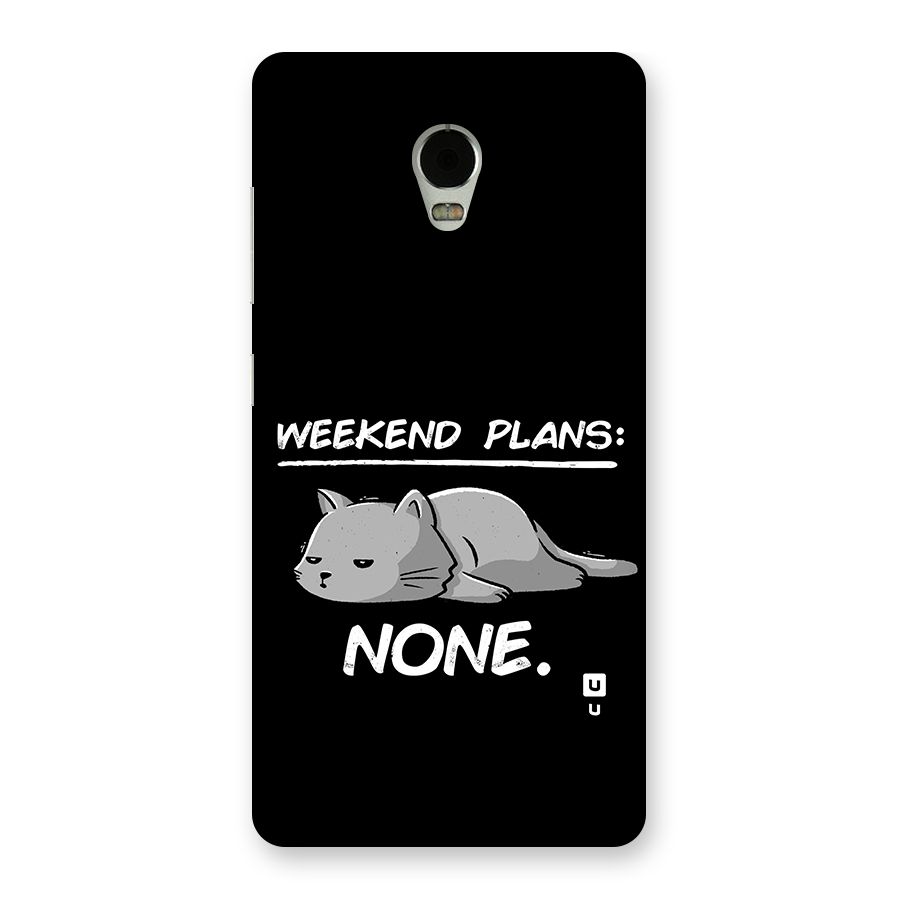 Weekend Plans None Back Case for Lenovo Vibe P1