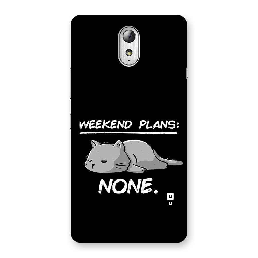 Weekend Plans None Back Case for Lenovo Vibe P1M