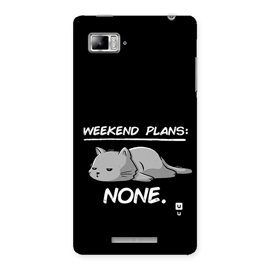 Weekend Plans None Back Case for Lenovo Vibe Z K910