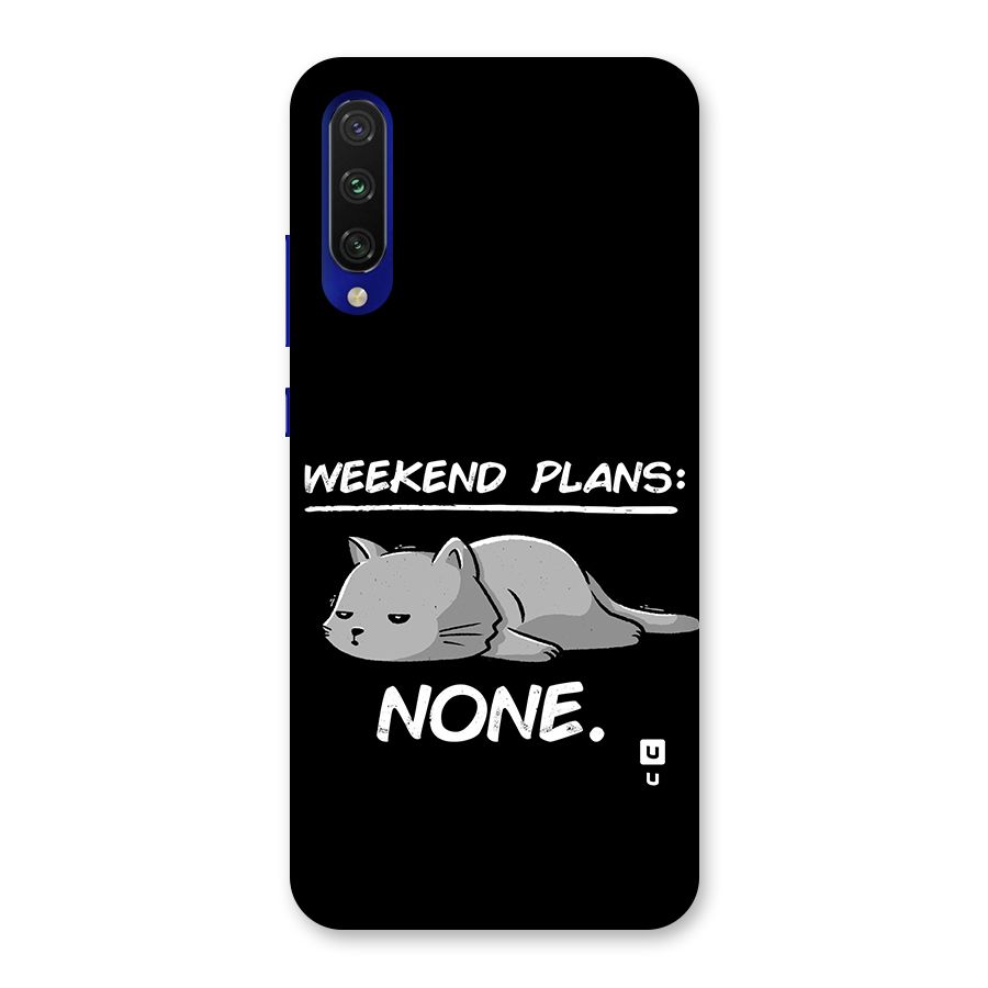 Weekend Plans None Back Case for Mi A3