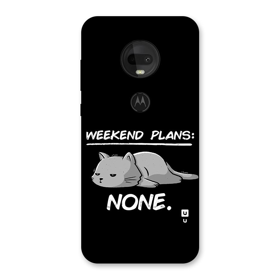 Weekend Plans None Back Case for Moto G7