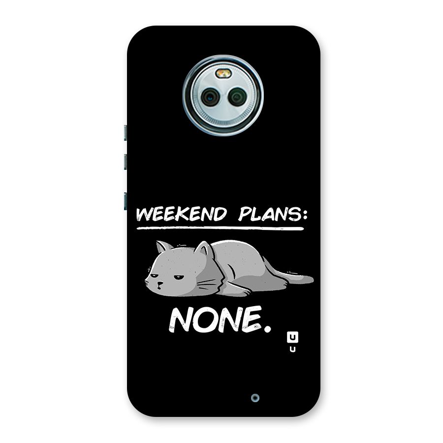 Weekend Plans None Back Case for Moto X4