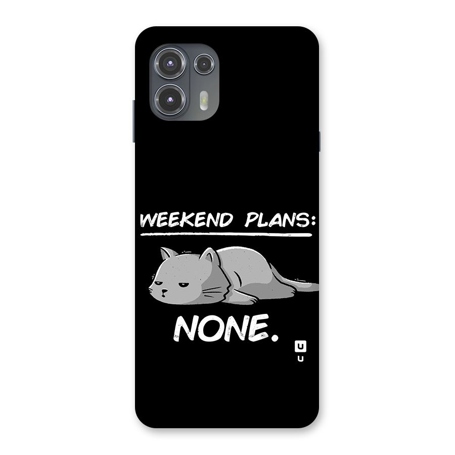 Weekend Plans None Back Case for Motorola Edge 20 Fusion