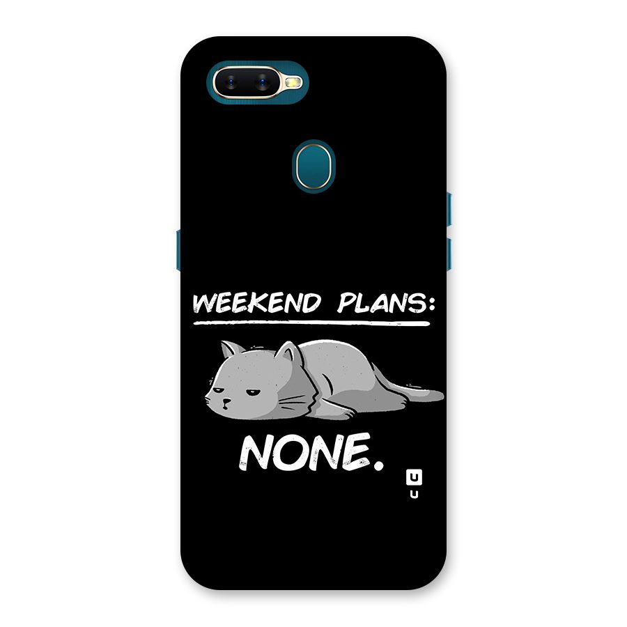 Weekend Plans None Back Case for Oppo A12s