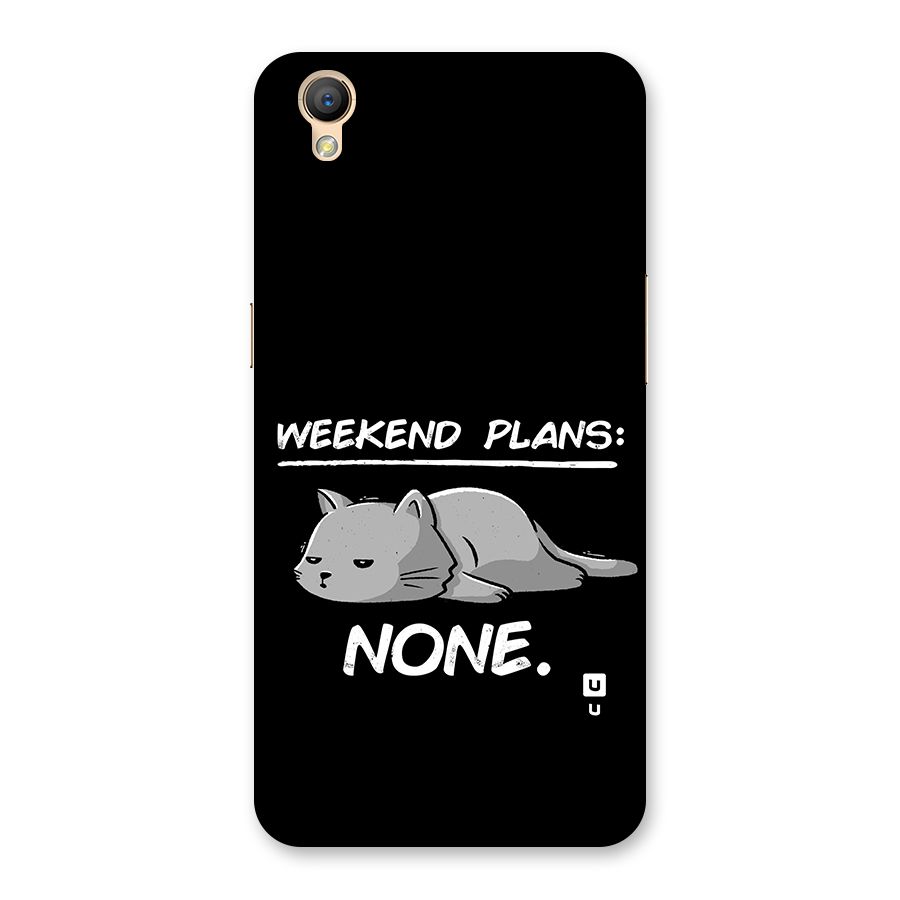Weekend Plans None Back Case for Oppo A37