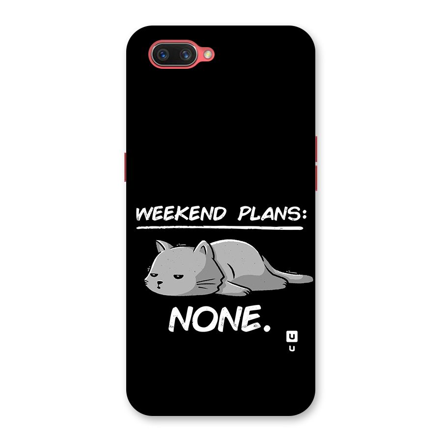 Weekend Plans None Back Case for Oppo A3s