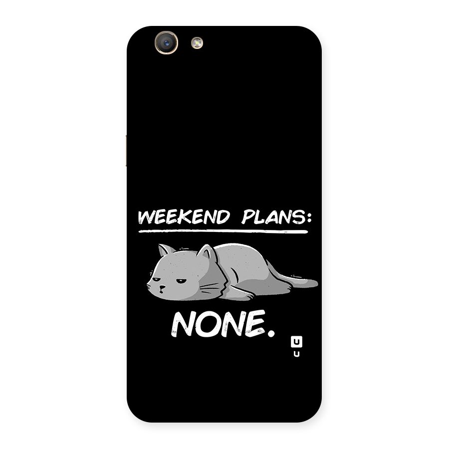 Weekend Plans None Back Case for Oppo A59