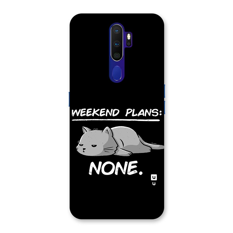 Weekend Plans None Back Case for Oppo A9 (2020)