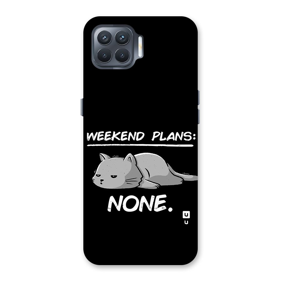 Weekend Plans None Back Case for Oppo F17 Pro
