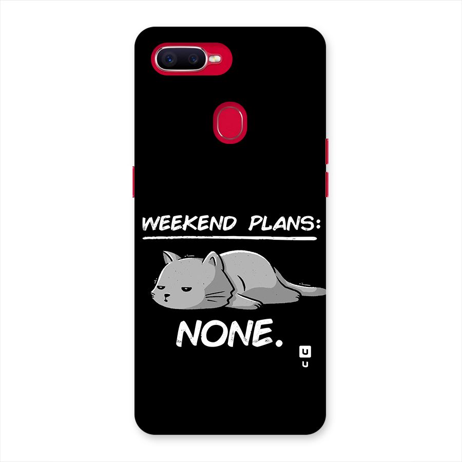 Weekend Plans None Back Case for Oppo F9 Pro