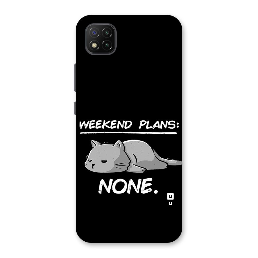 Weekend Plans None Back Case for Poco C3