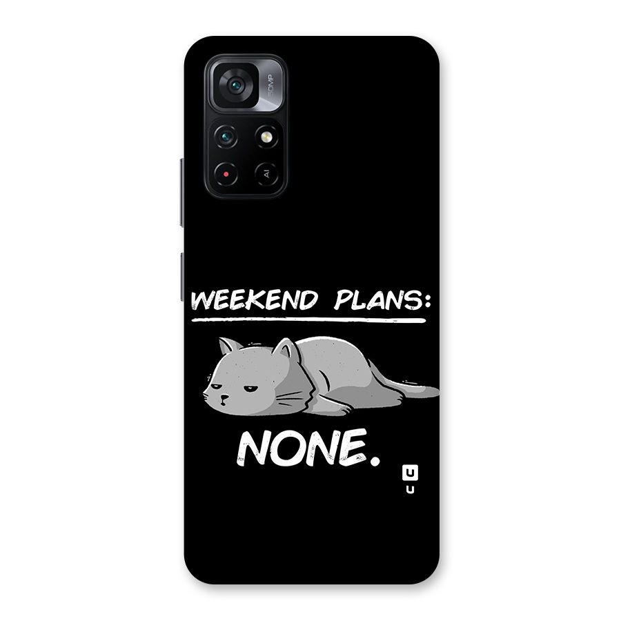 Weekend Plans None Back Case for Poco M4 Pro 5G