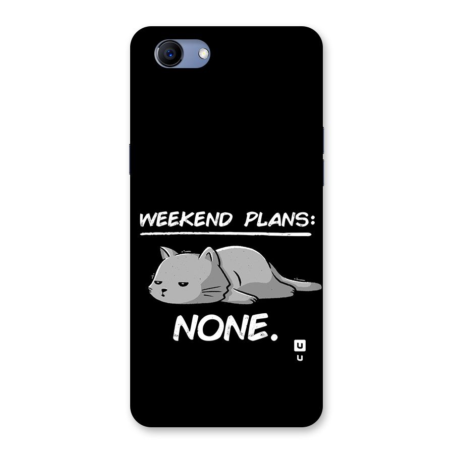 Weekend Plans None Back Case for Realme 1