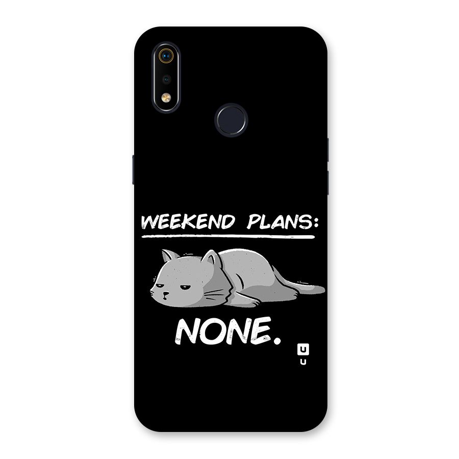 Weekend Plans None Back Case for Realme 3i