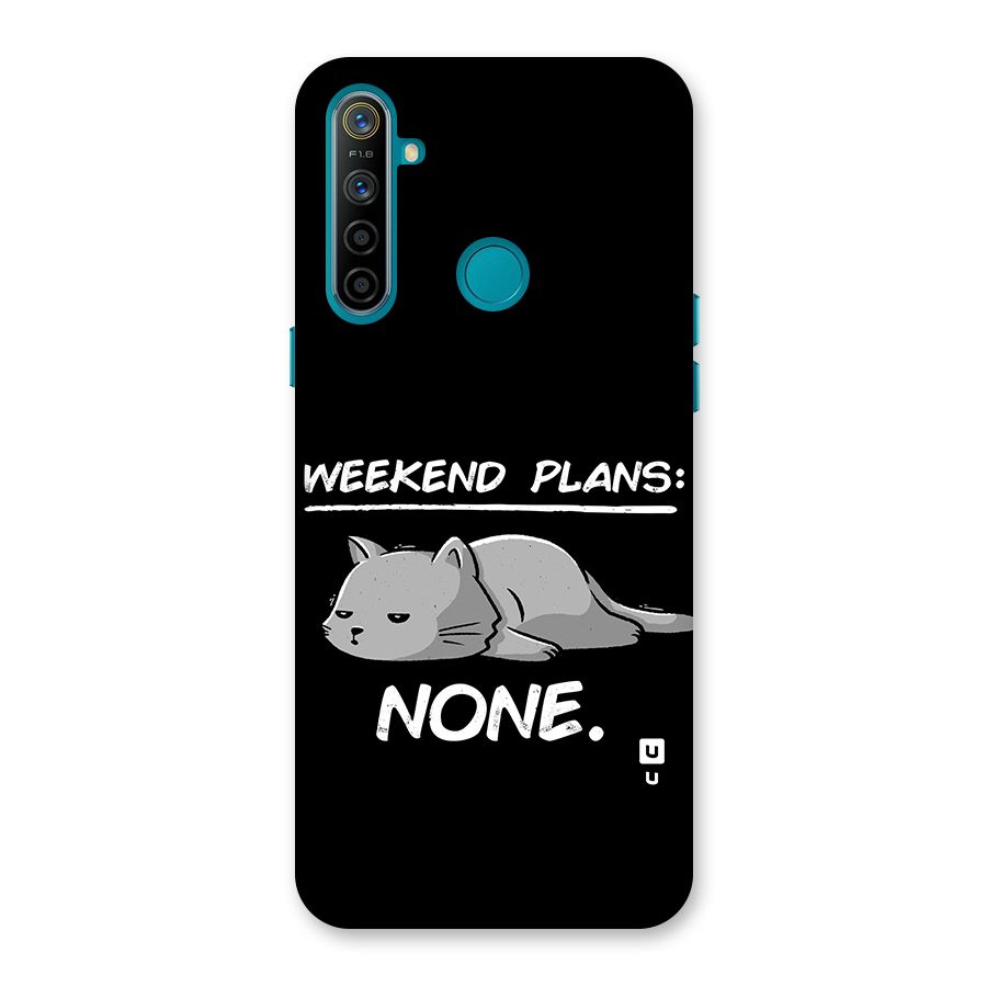 Weekend Plans None Back Case for Realme 5i