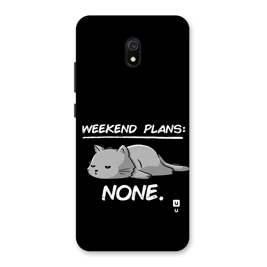 Weekend Plans None Back Case for Redmi 8A