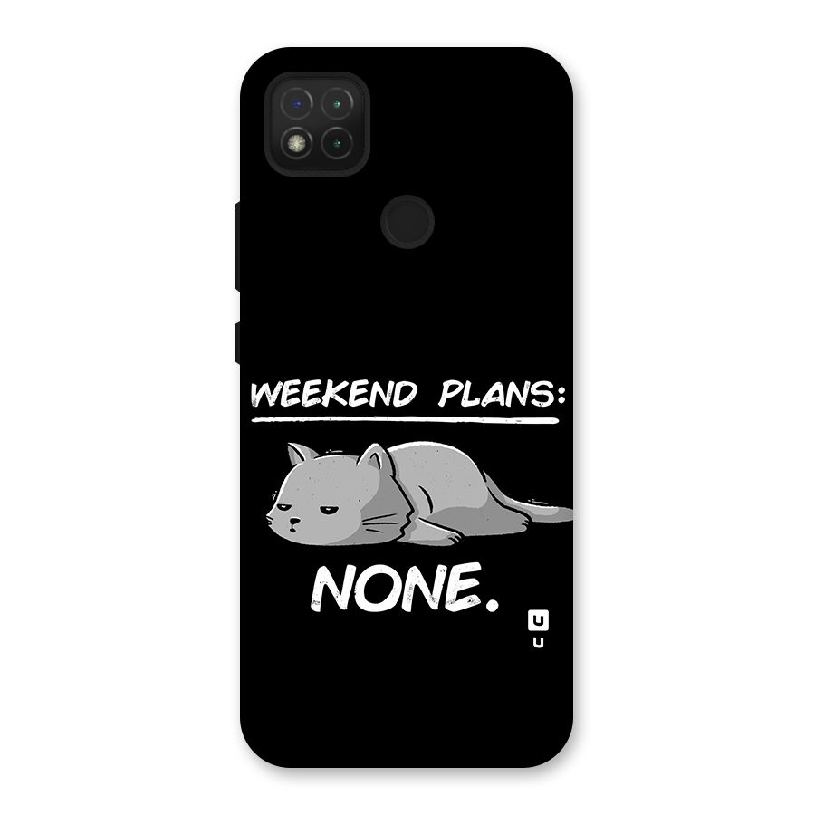 Weekend Plans None Back Case for Redmi 9 Activ