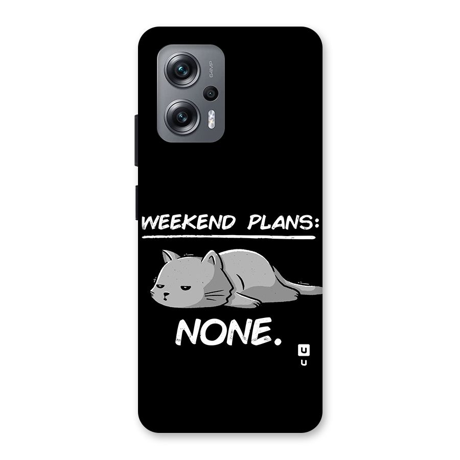Weekend Plans None Back Case for Redmi K50i