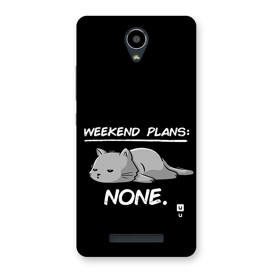 Weekend Plans None Back Case for Redmi Note 2