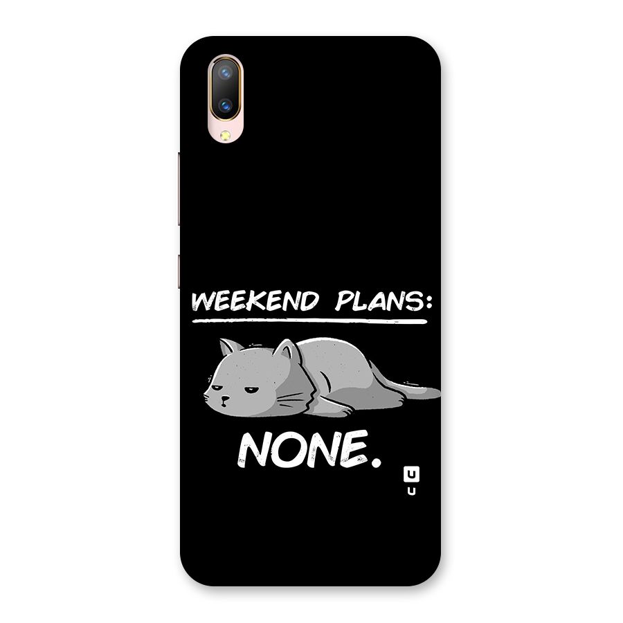 Weekend Plans None Back Case for Vivo V11 Pro